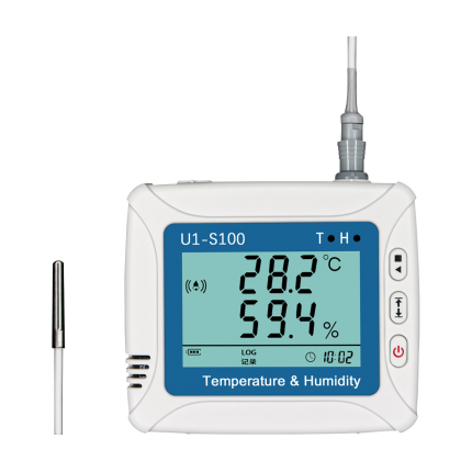 U1-S100-ETH 外置RS485溫濕度記錄儀